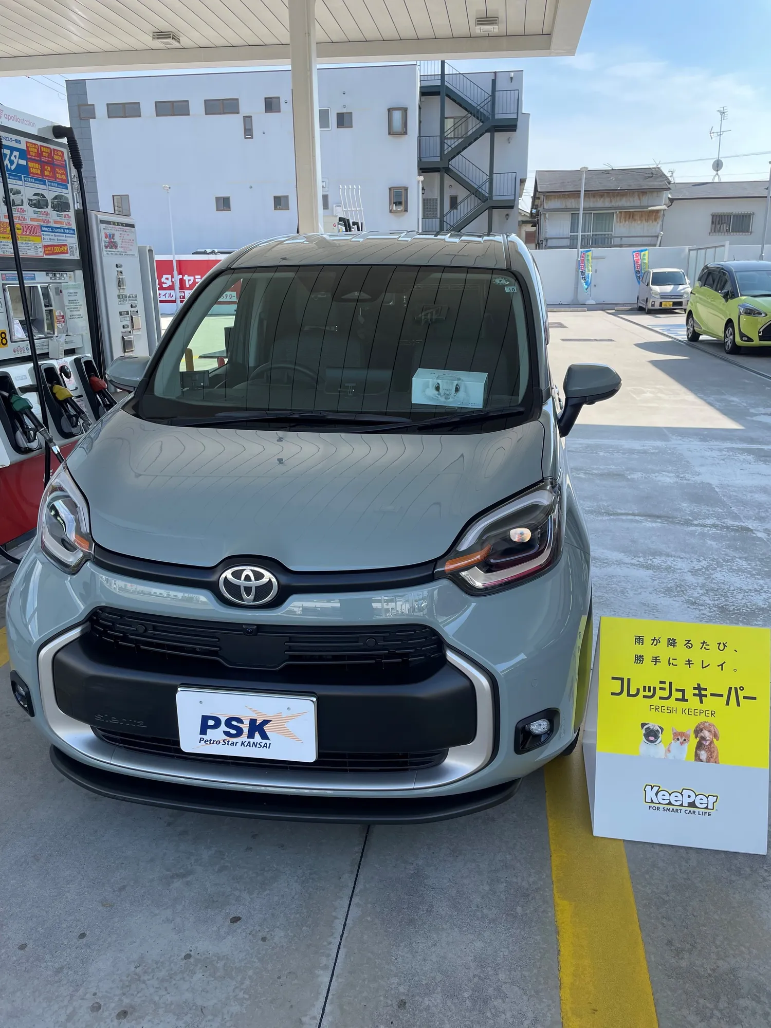 トヨタ　シエンタのカーコーティング施工事例