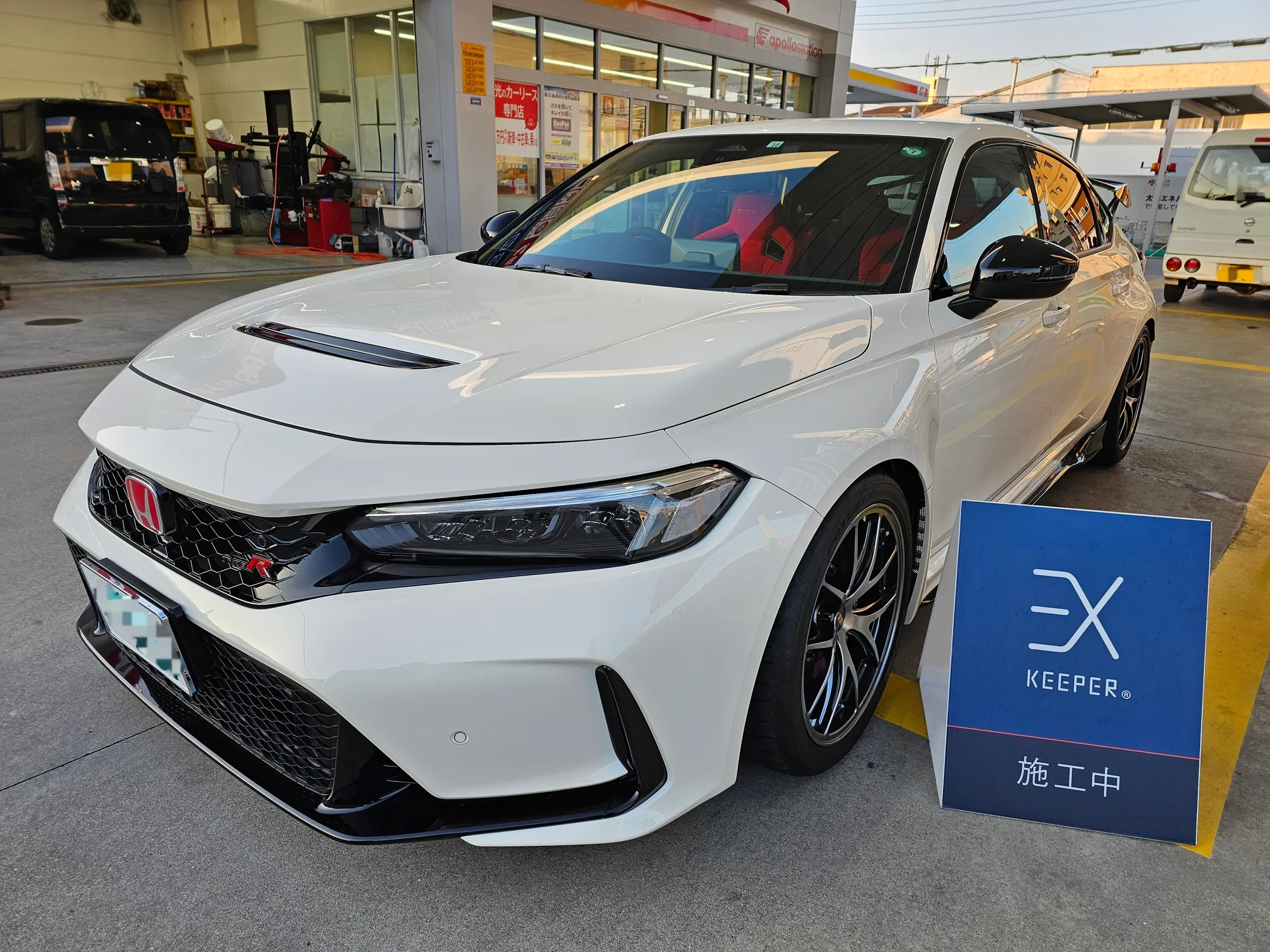 ホンダシビックのカーコーティング施工事例