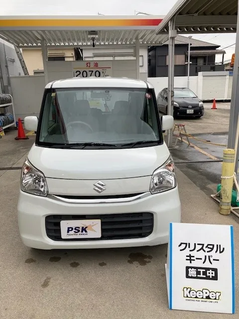 スズキスペーシアのカーコーティング施工事例
