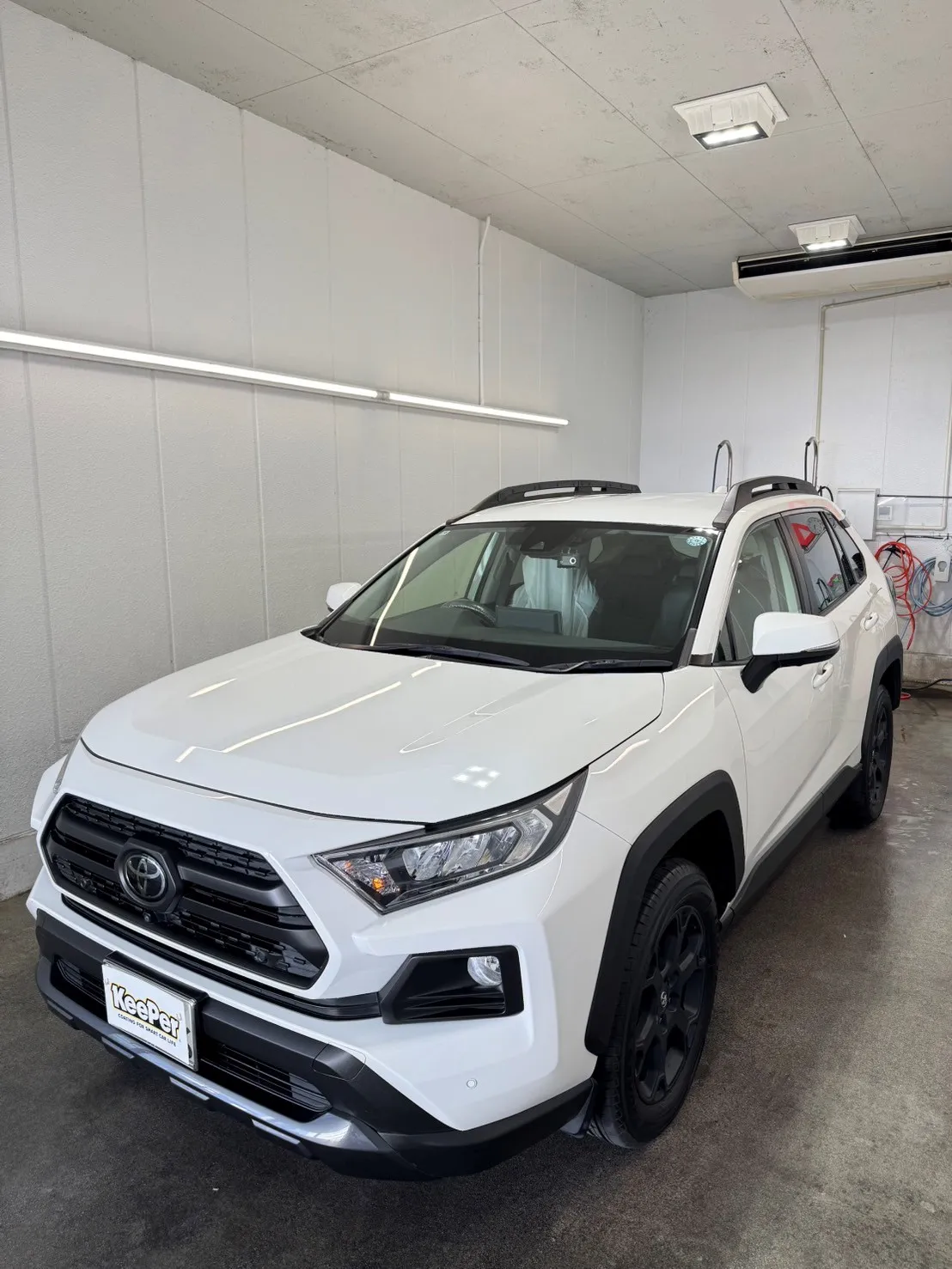 RAV4のカーコーティング施工事例
