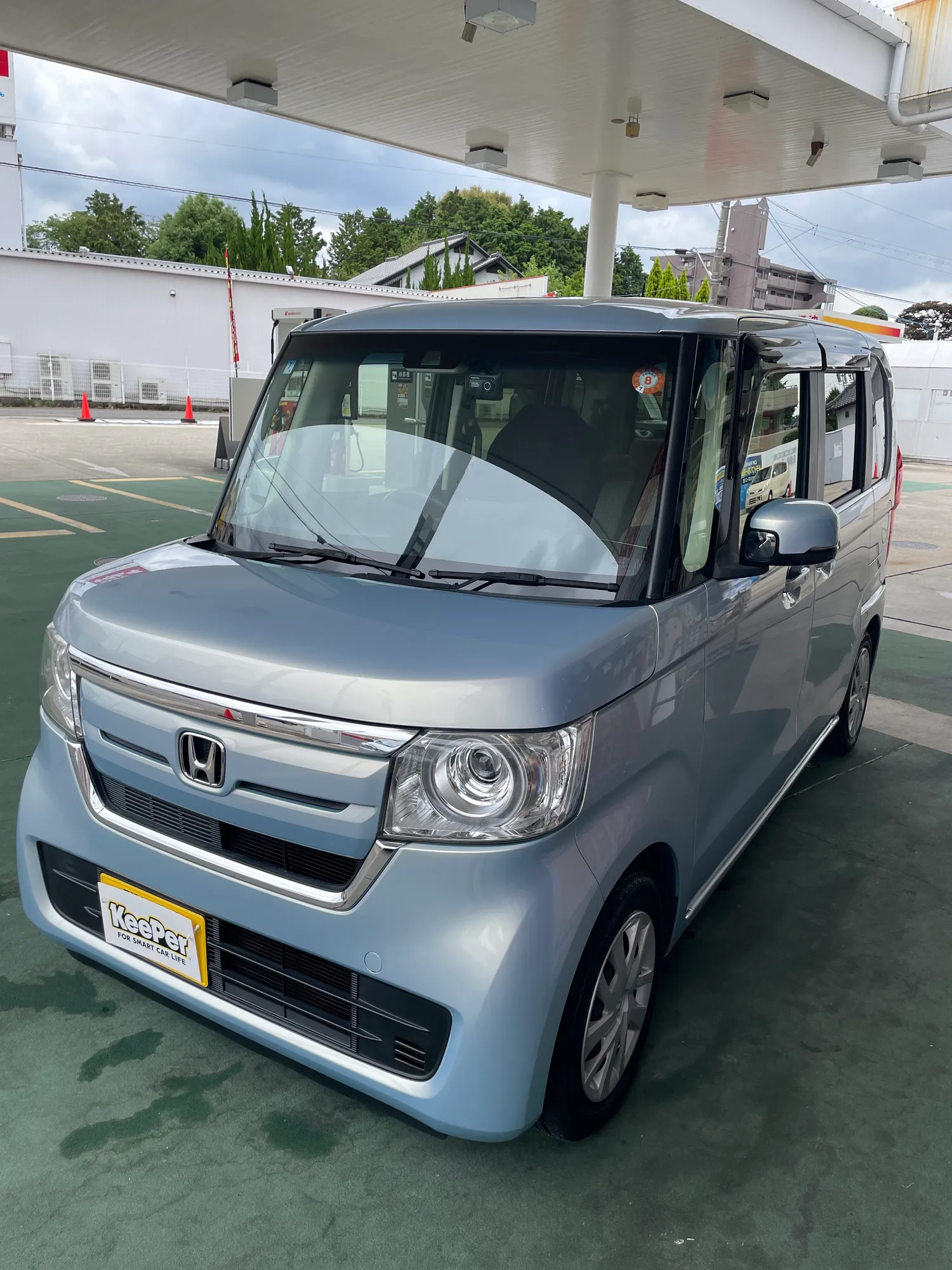 ホンダ　N-BOXのカーコーティング施工事例