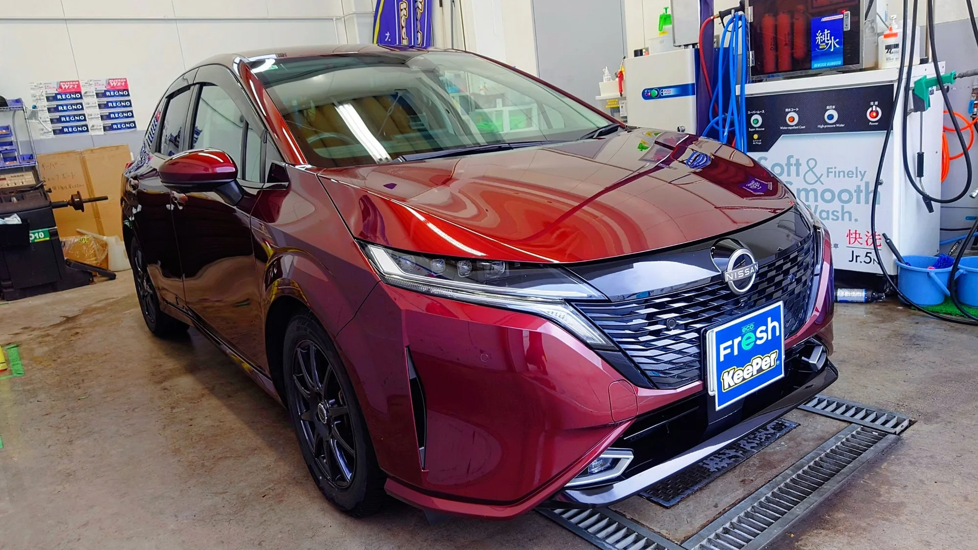 日産　ノートのカーコーティング施工事例
