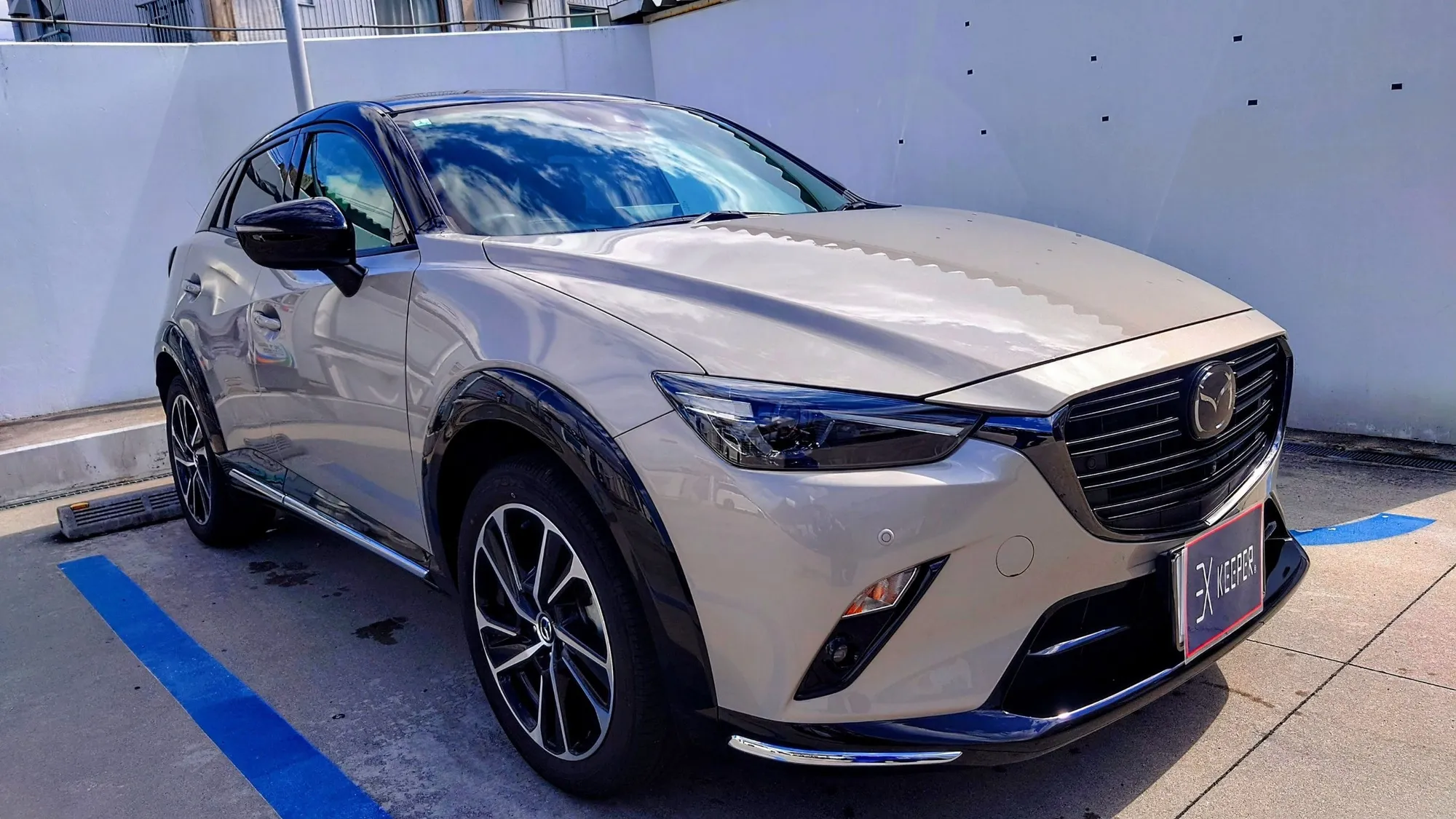 マツダ　CX30のカーコーティング施工事例
