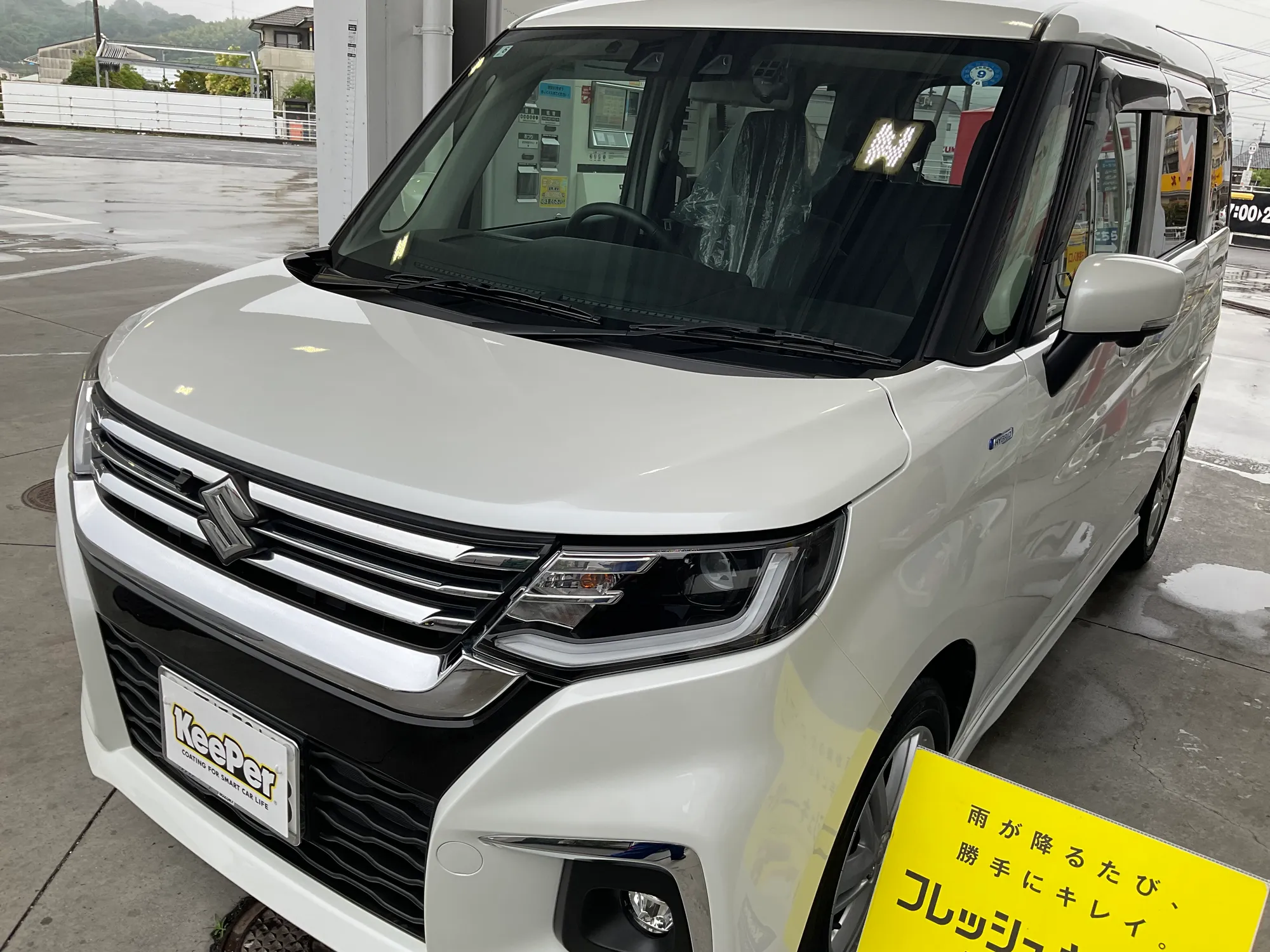 スズキ　ソリオのカーコーティング施工事例