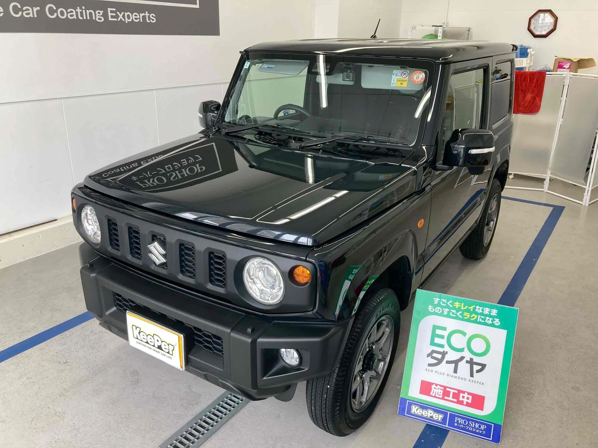 スズキ　ジムニーのカーコーティング施工事例