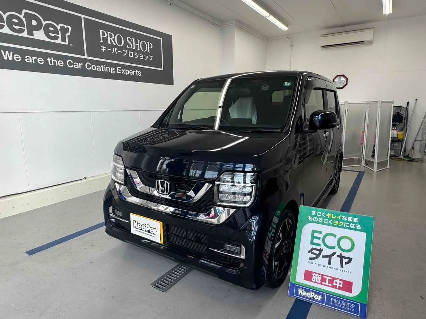 ホンダ　N-WGNのカーコーティング施工事例