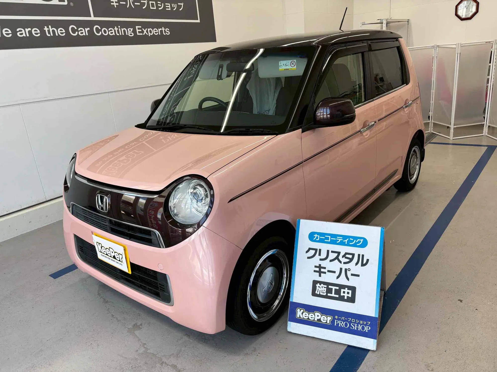 ホンダ　N-ONEのカーコーティング施工事例