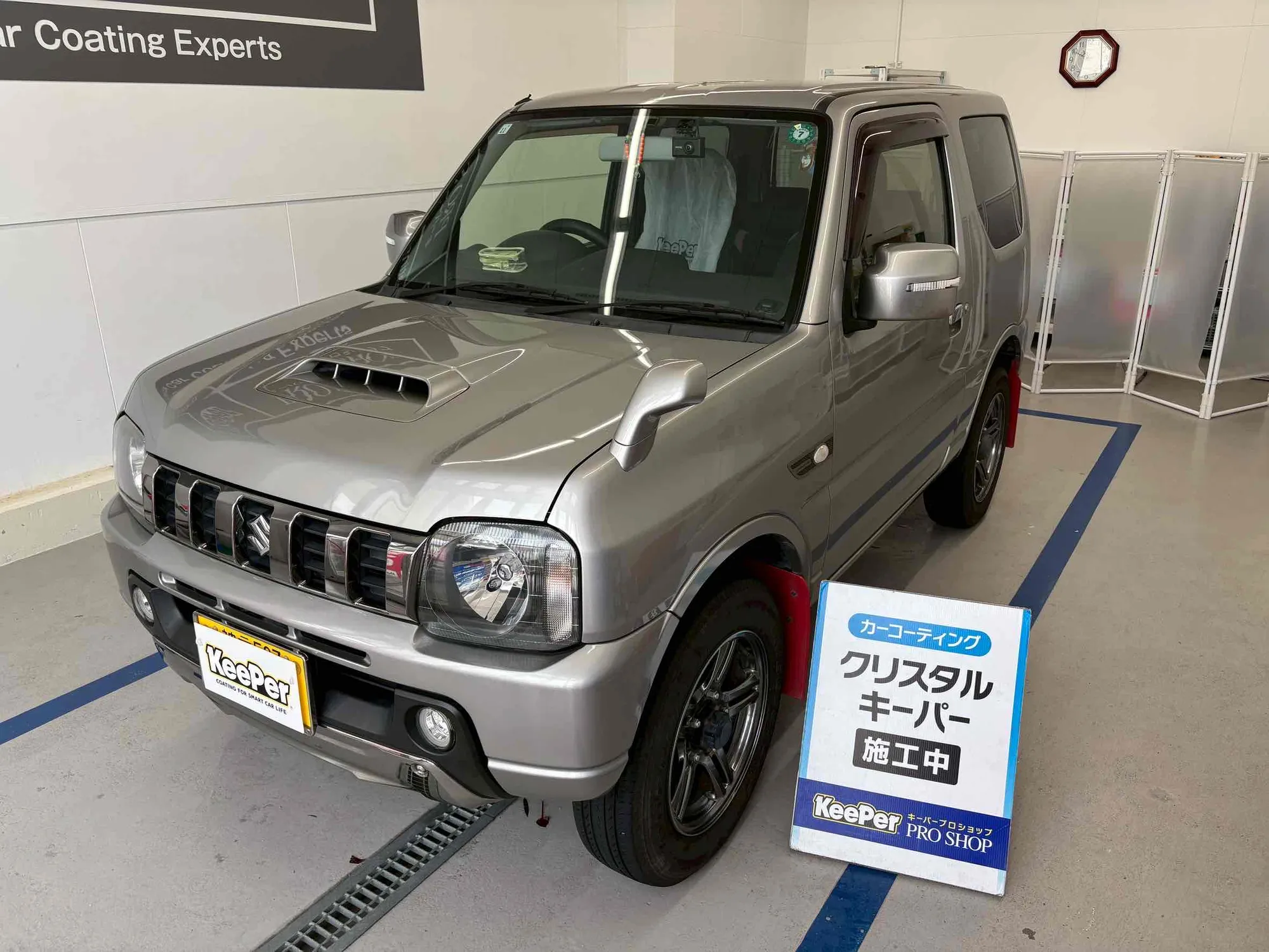 スズキ　ジムニーのカーコーティング施工事例