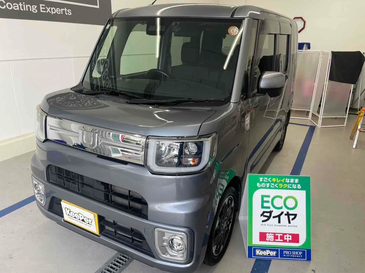 ダイハツ　ウェイクのカーコーティング施工事例