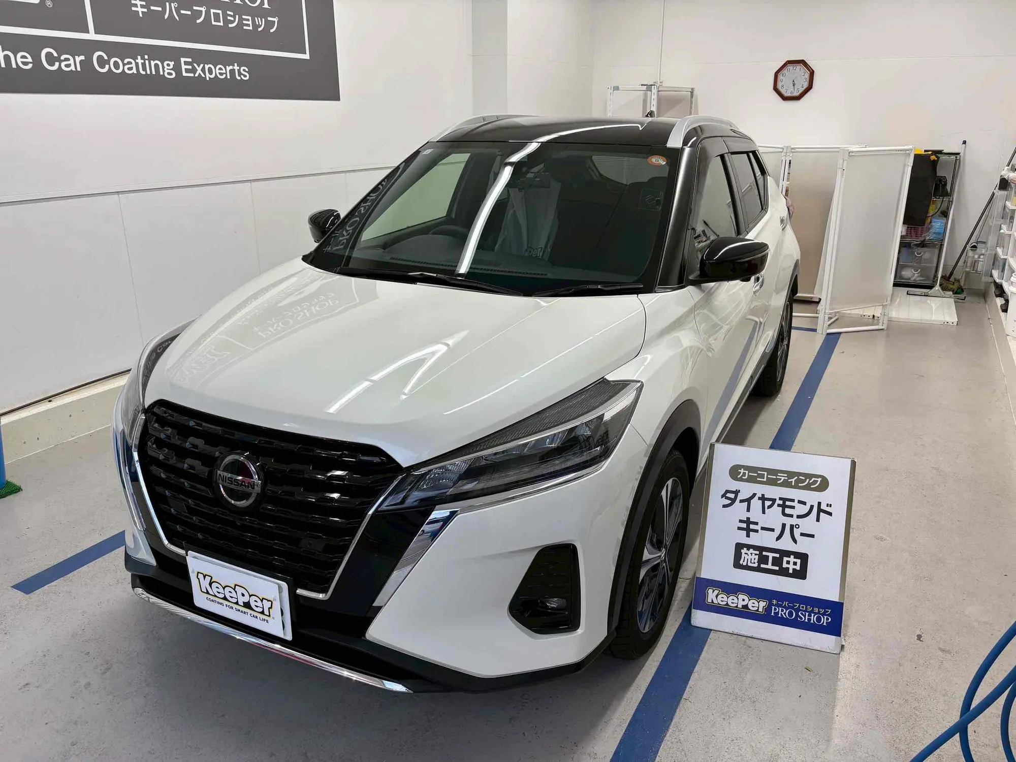 ニッサン　キックスのカーコーティング施工事例