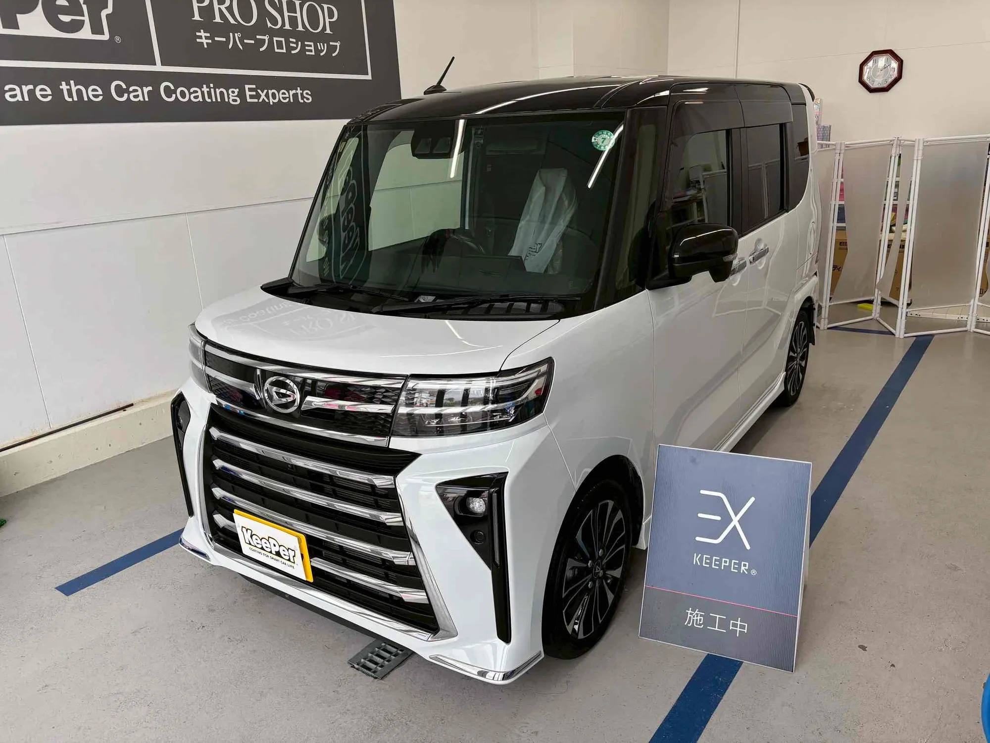 ダイハツ　タントのカーコーティング施工事例