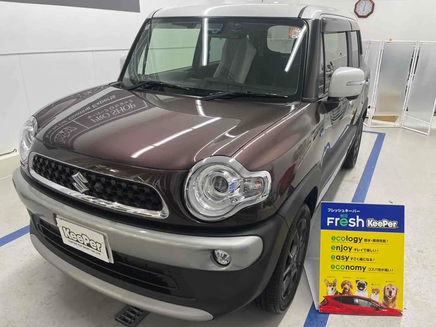 スズキ　ハスラーのカーコーティング施工事例
