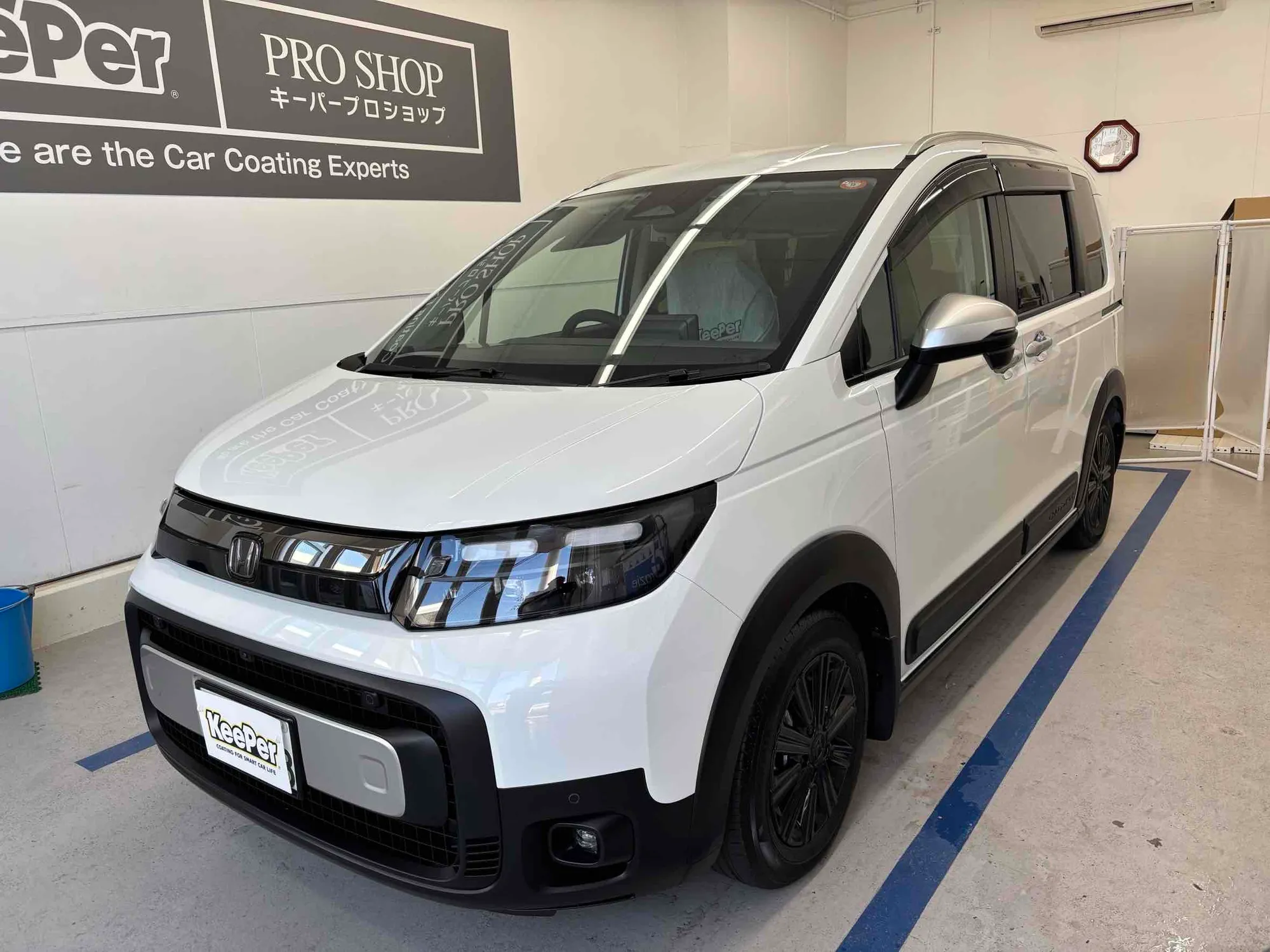 ホンダ　フリードのカーコーティング施工事例