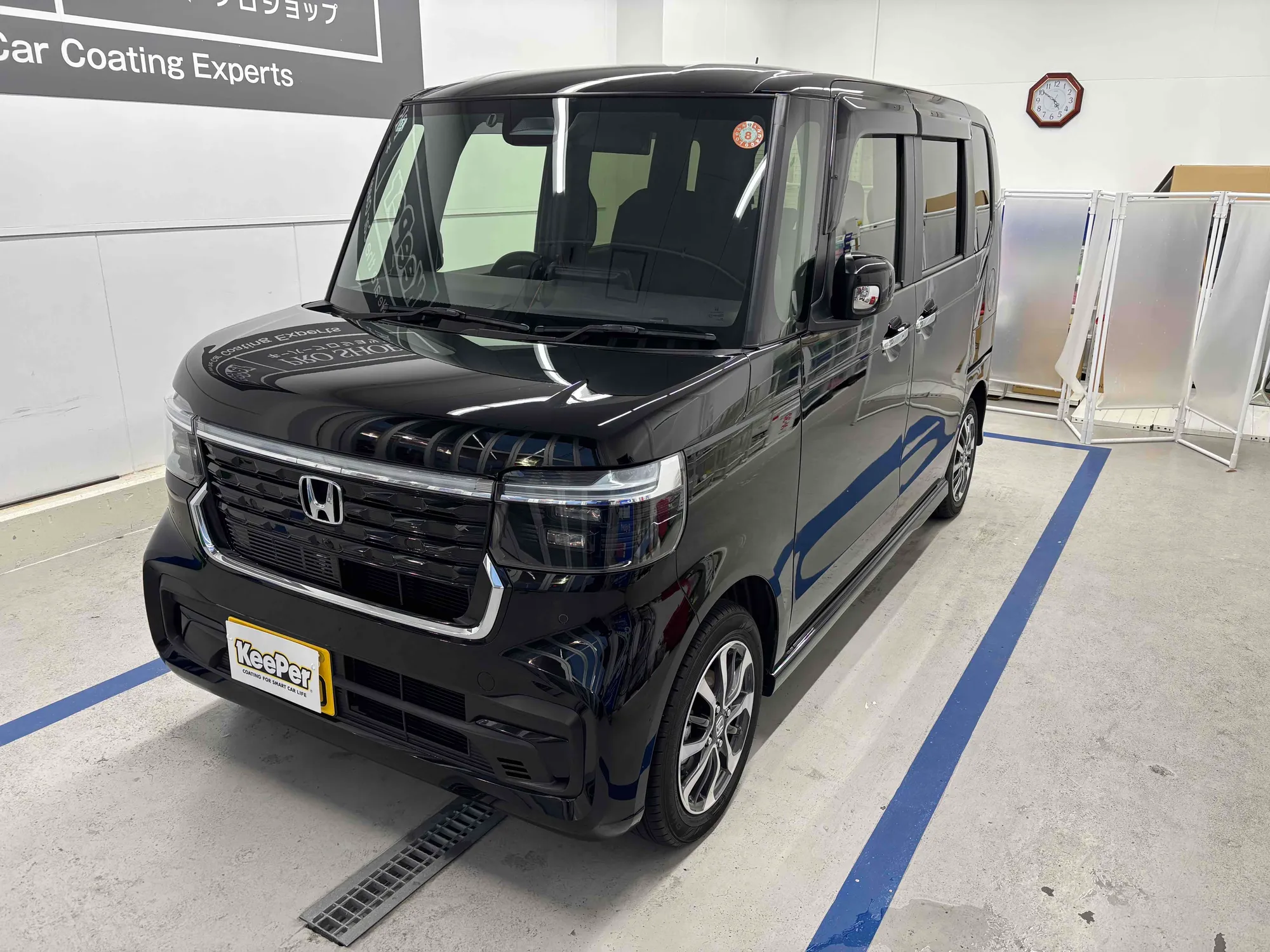 ホンダ　N-BOXのカーコーティング施工事例