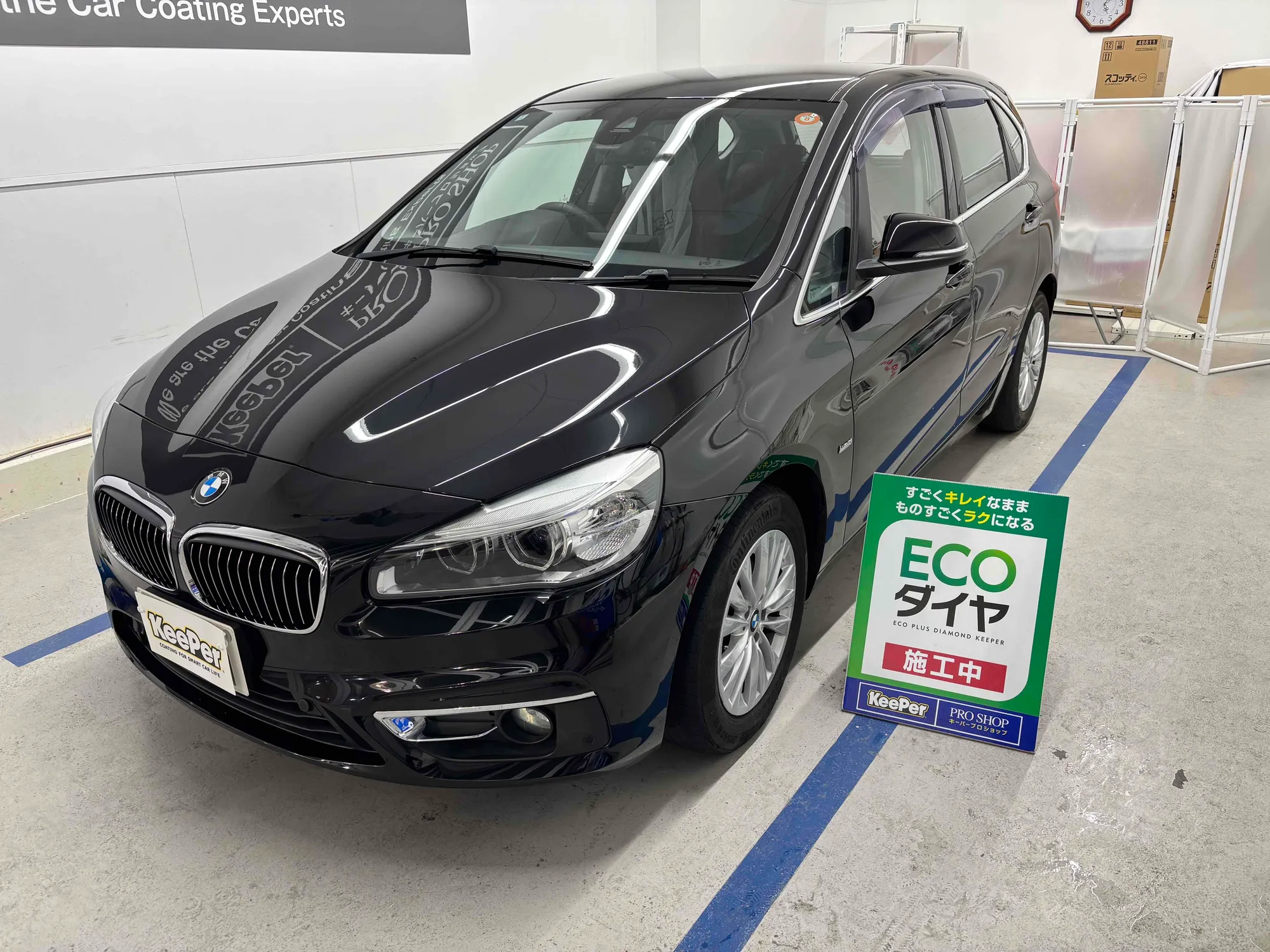 BMW　２シリーズのカーコーティング施工事例