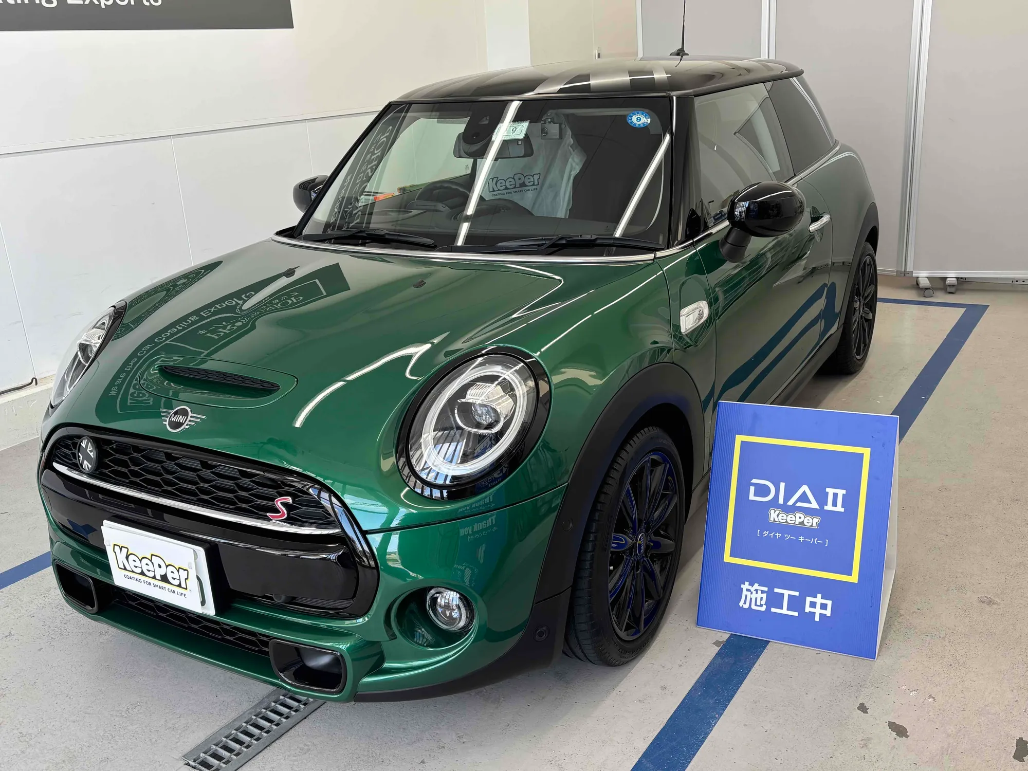 MINI　クーパーSのカーコーティング施工事例
