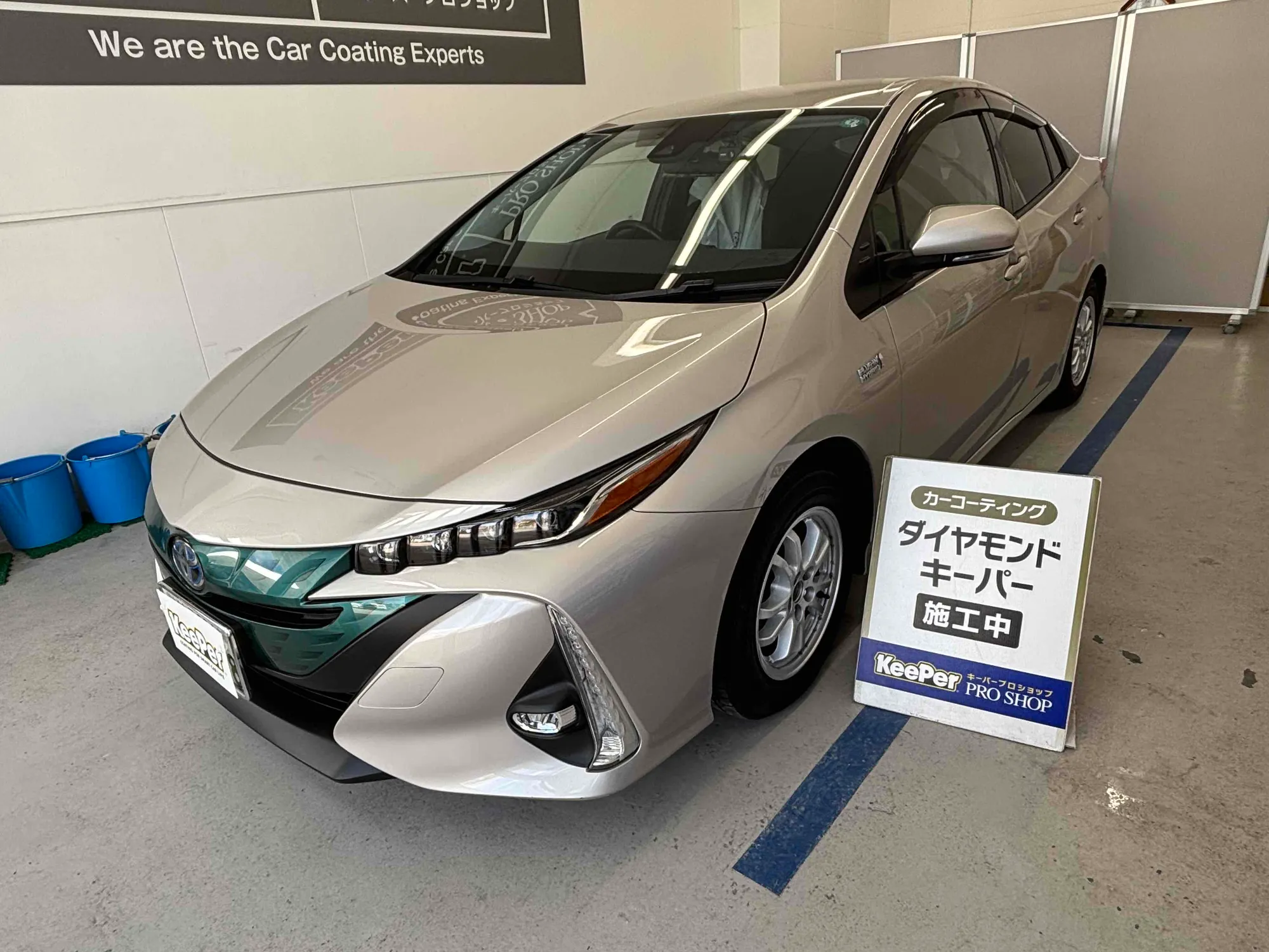 トヨタ　プリウスのカーコーティング施工事例