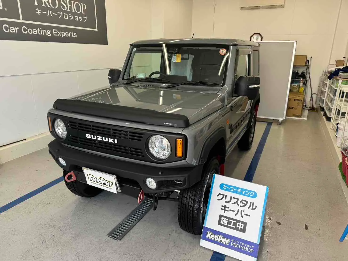 スズキ　ジムニーのカーコーティング施工事例