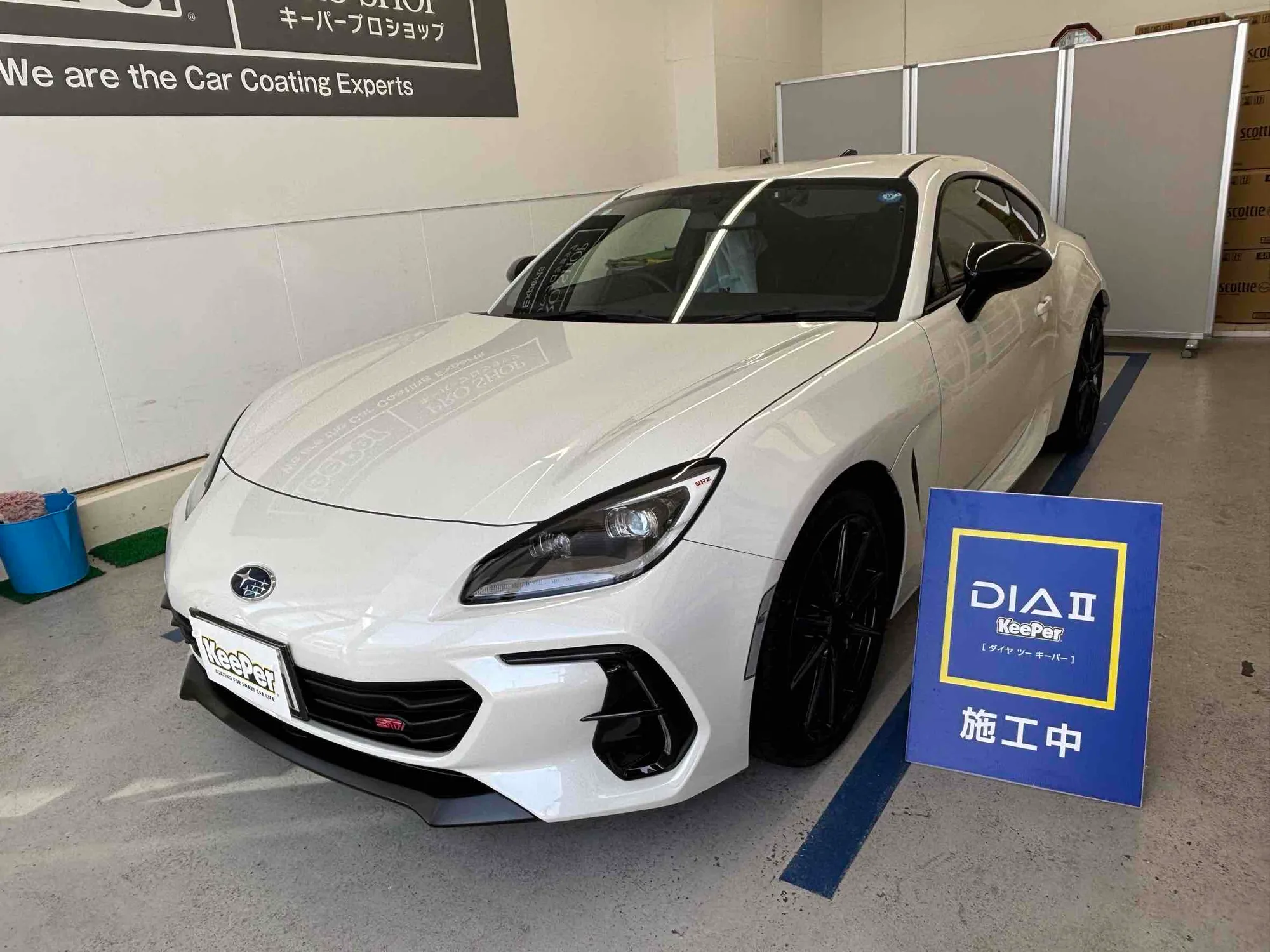 トヨタ　GR86のカーコーティング施工事例