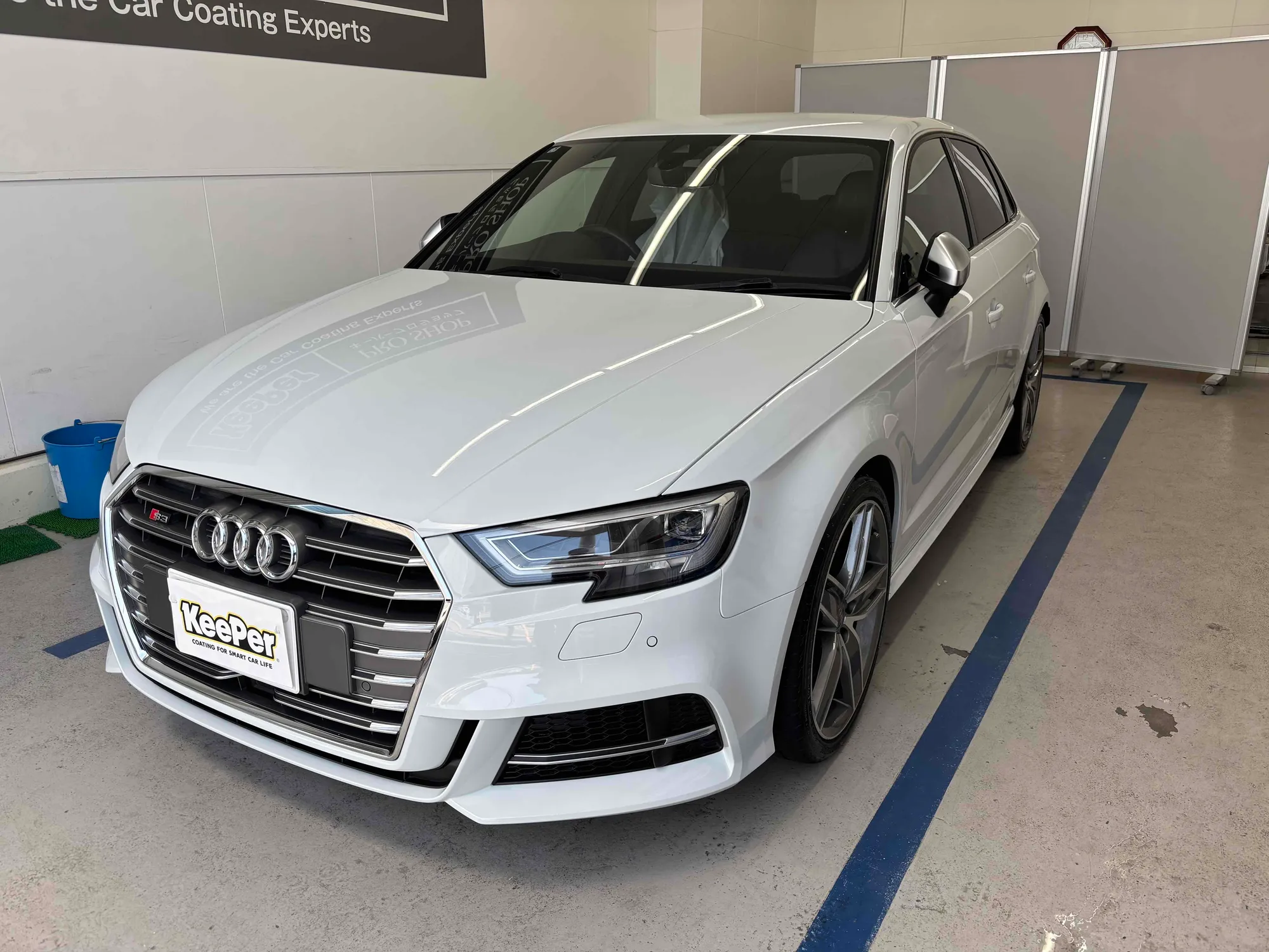 アウディ　S3のカーコーティング施工事例