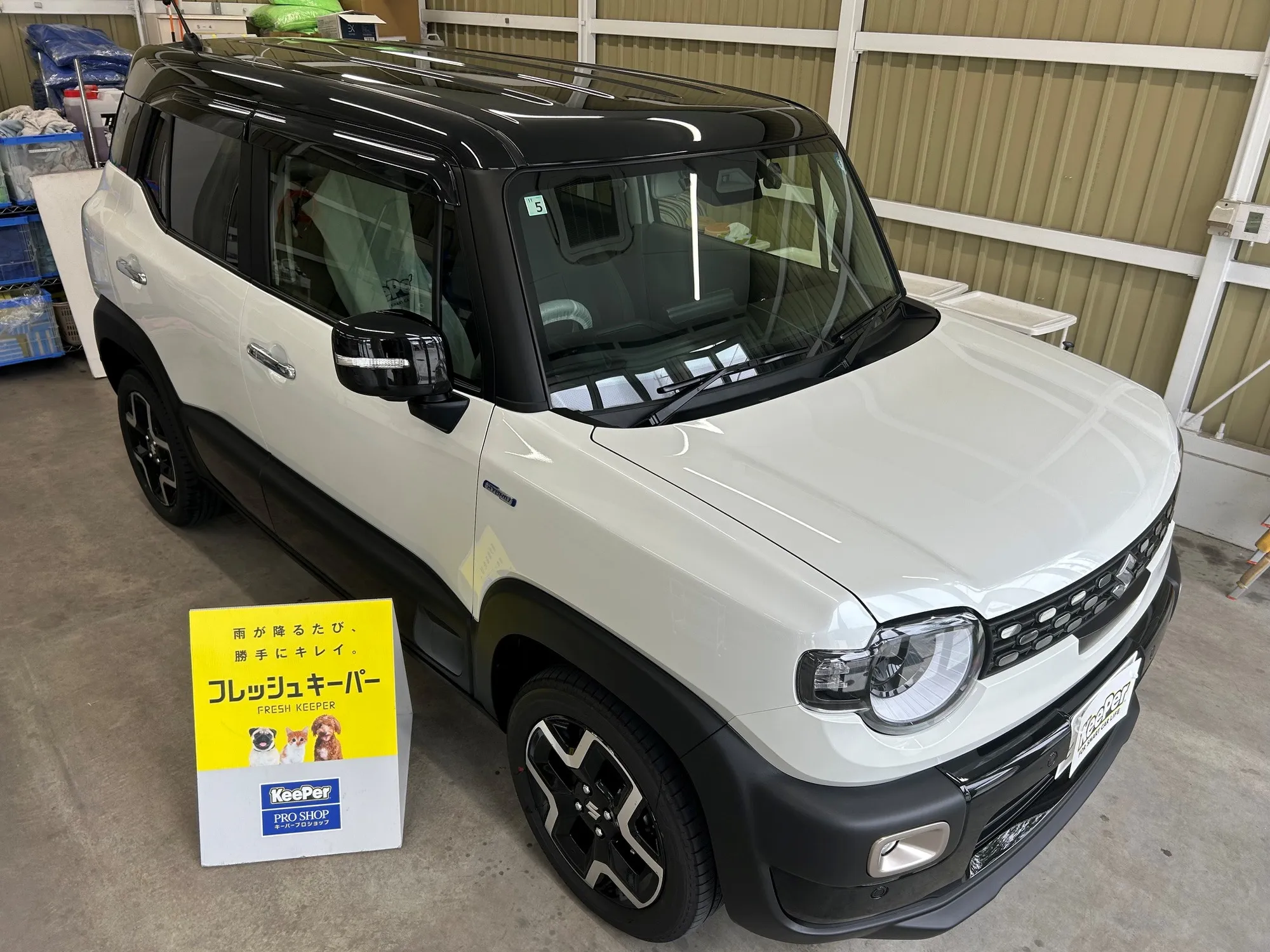 スズキ クロスビーのカーコーティング施工事例