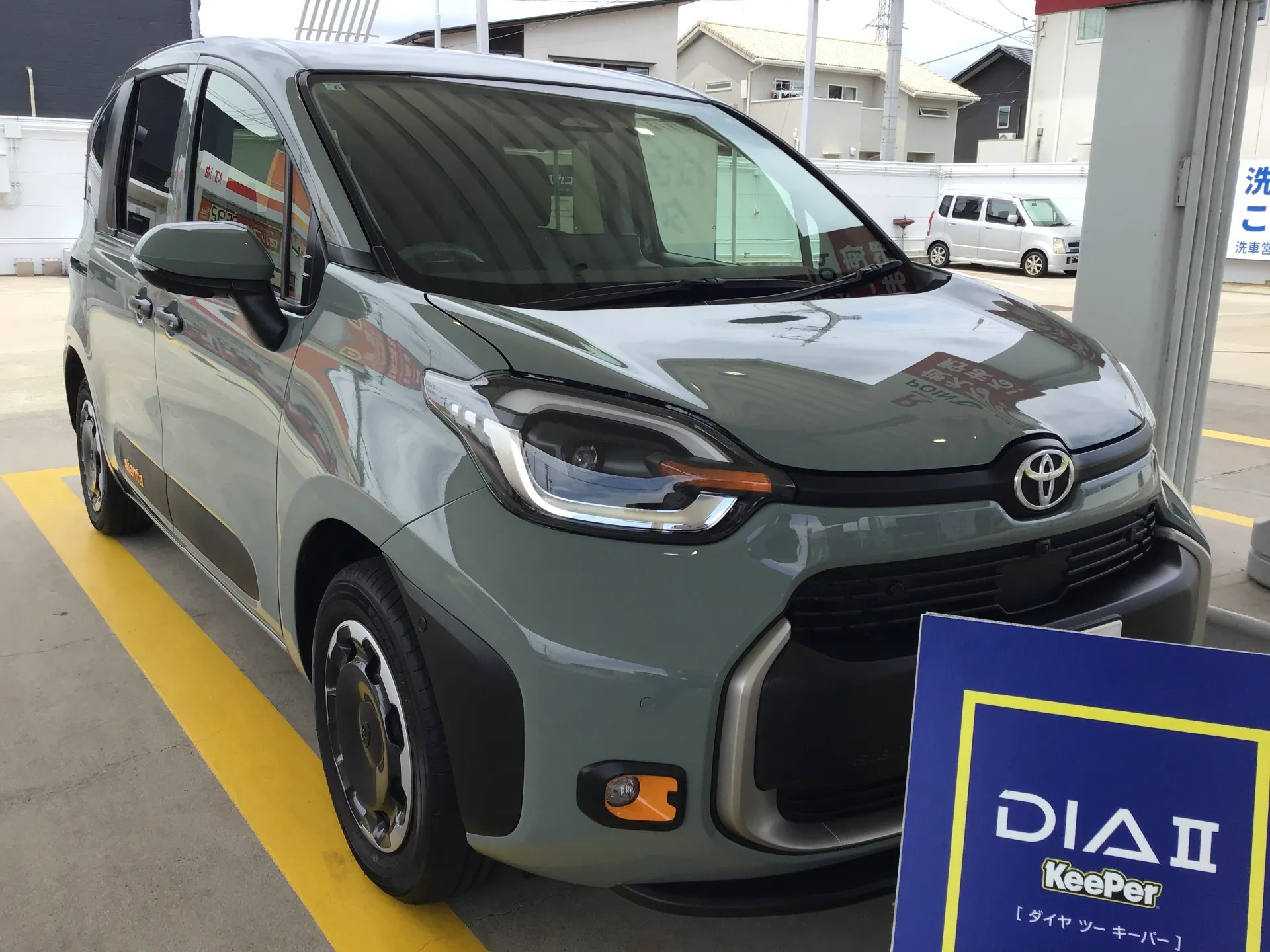 トヨタ　シエンタのカーコーティング施工事例