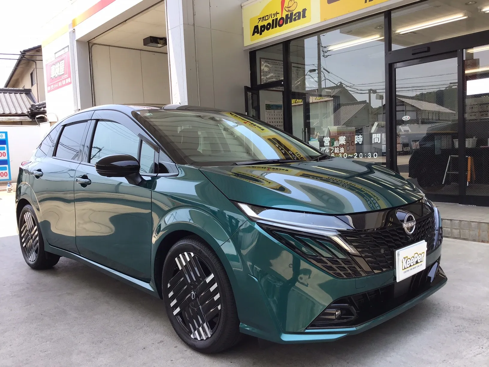 ニッサン　ノートオーラのカーコーティング施工事例