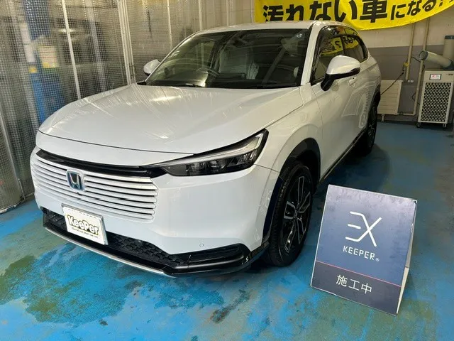 ホンダ　ヴェゼルのカーコーティング施工事例