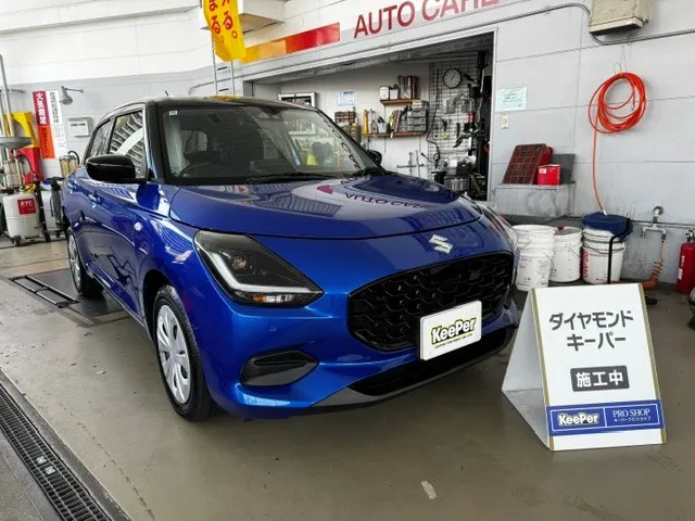 スズキ　スイフトのカーコーティング施工事例