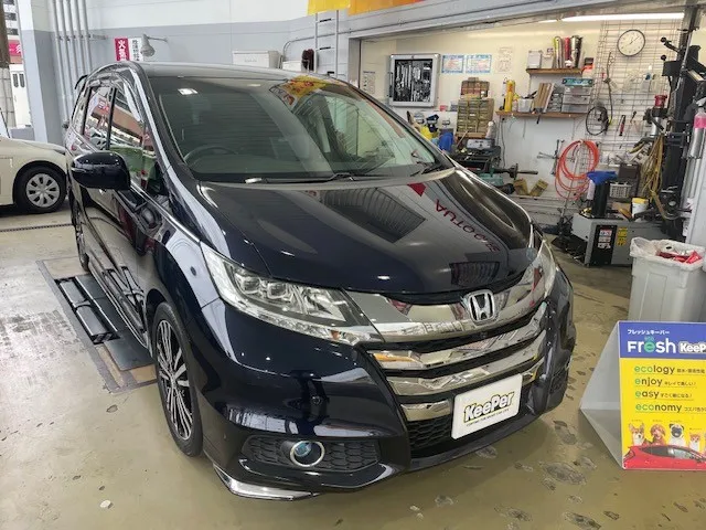 ホンダ　オデッセイのカーコーティング施工事例