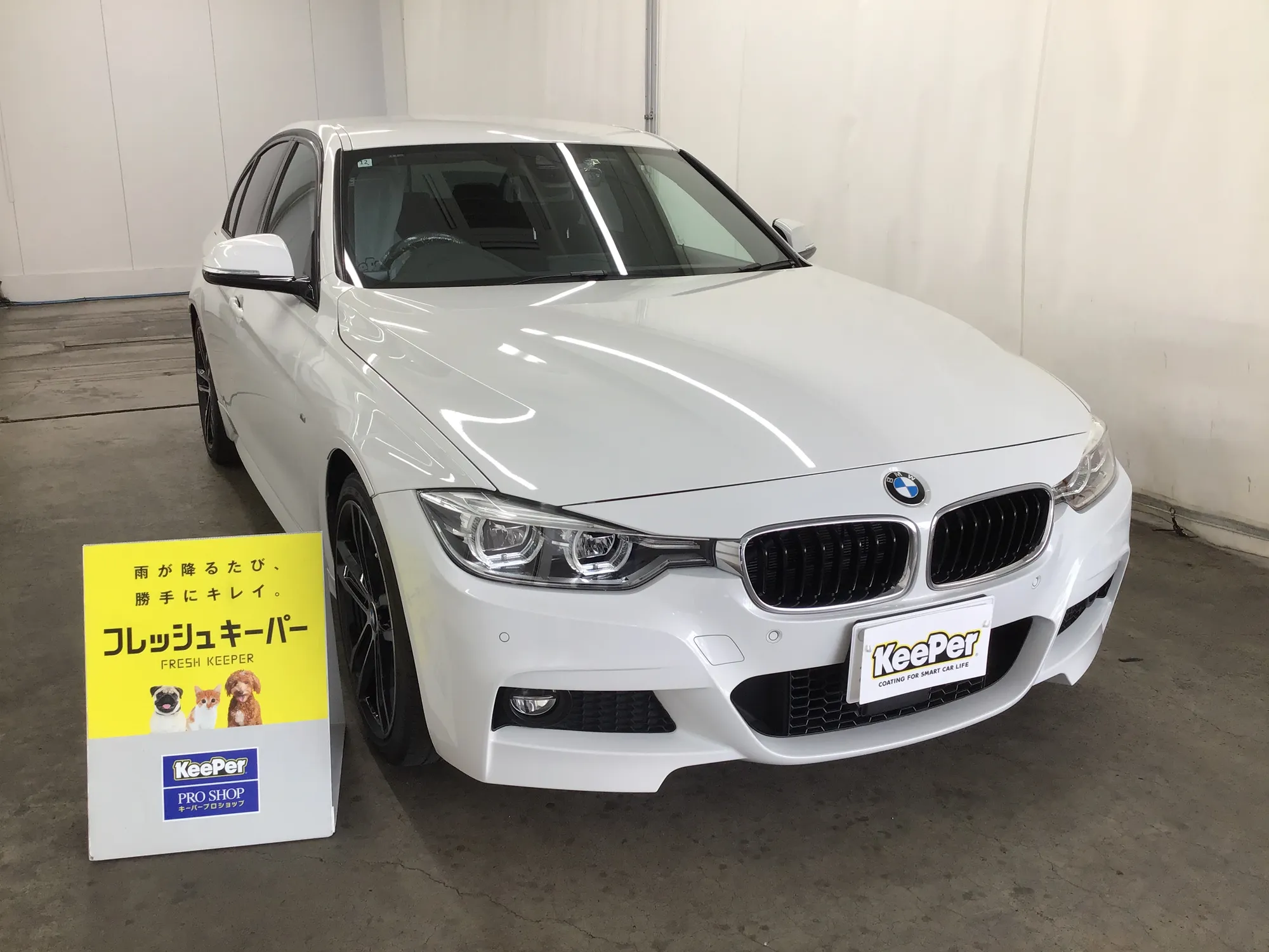 BMW 1シリーズのカーコーティング施工事例