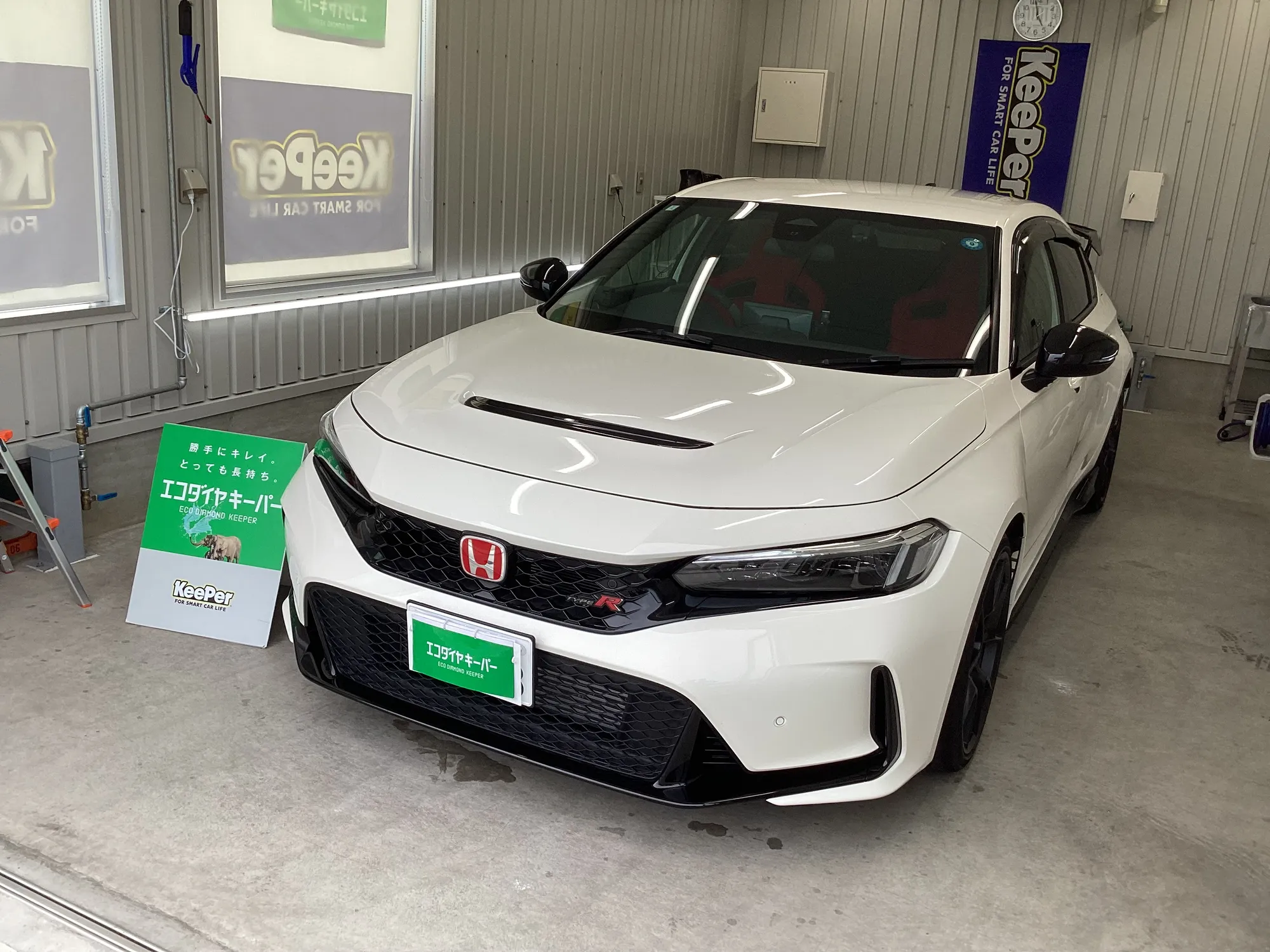 ホンダ　シビックのカーコーティング施工事例