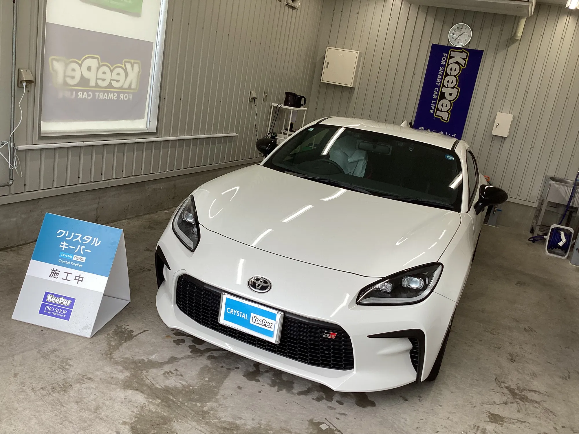 トヨタ　86のカーコーティング施工事例