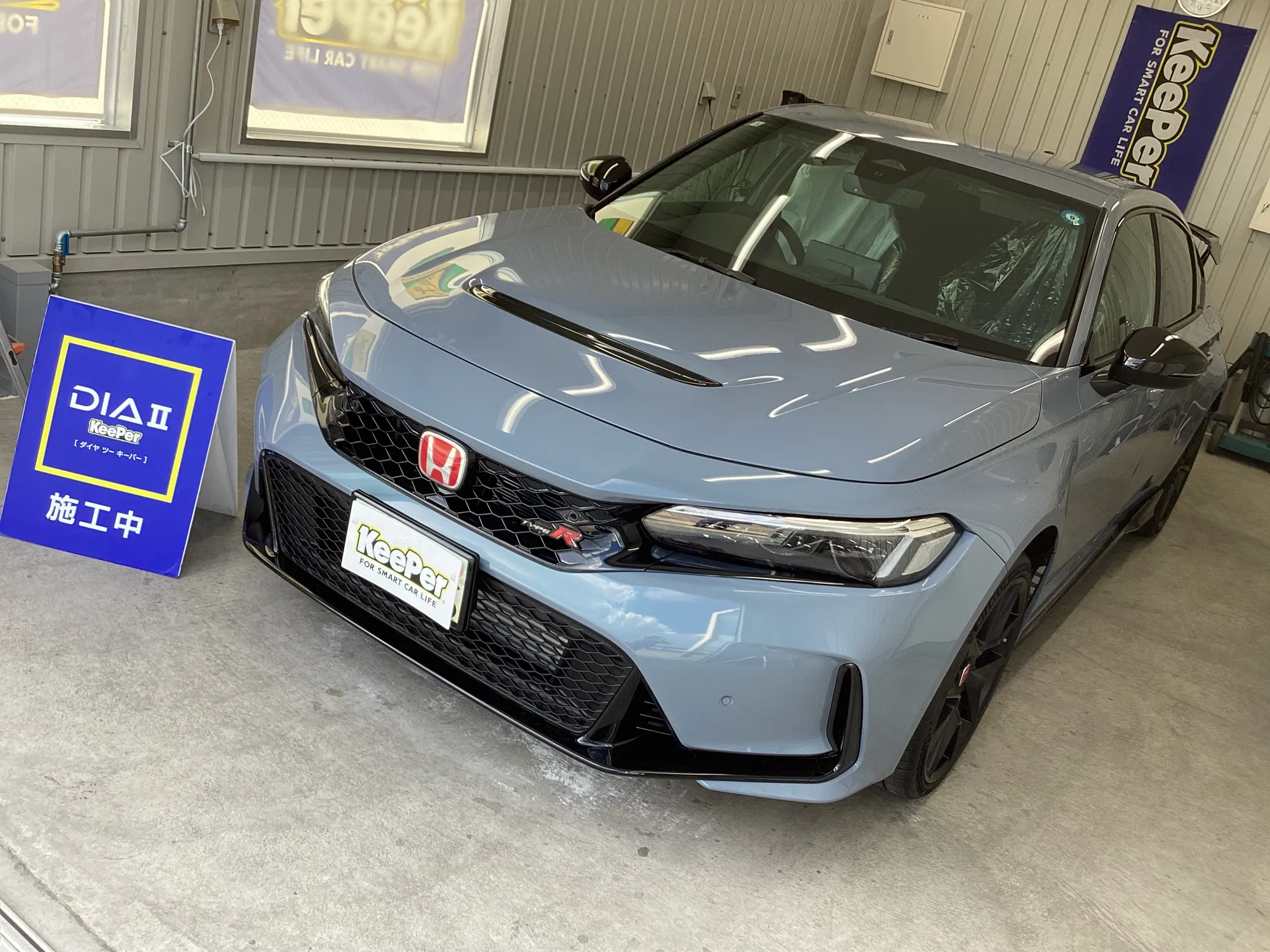 ホンダ　シビックのカーコーティング施工事例