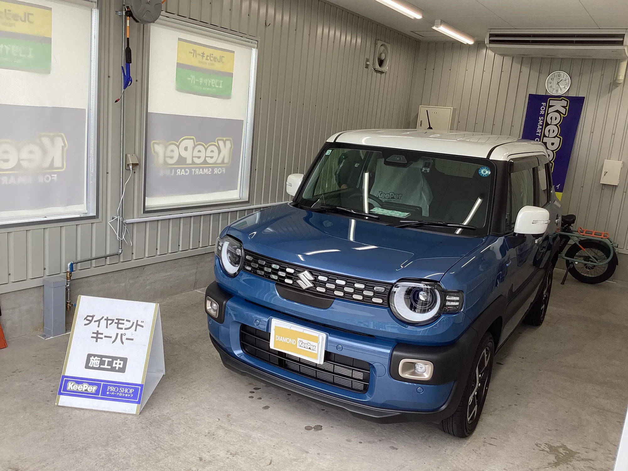 スズキ クロスビーのカーコーティング施工事例