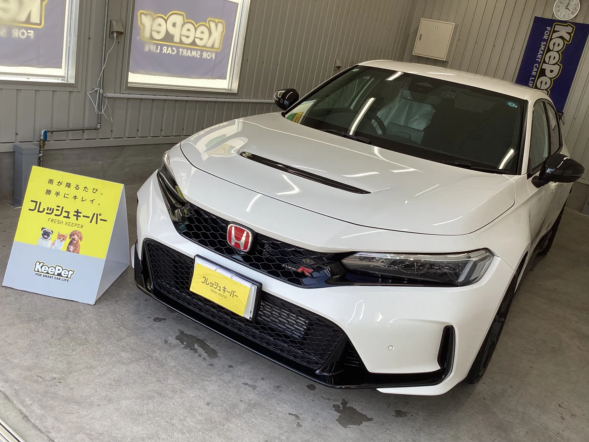 ホンダ シビックのカーコーティング施工事例