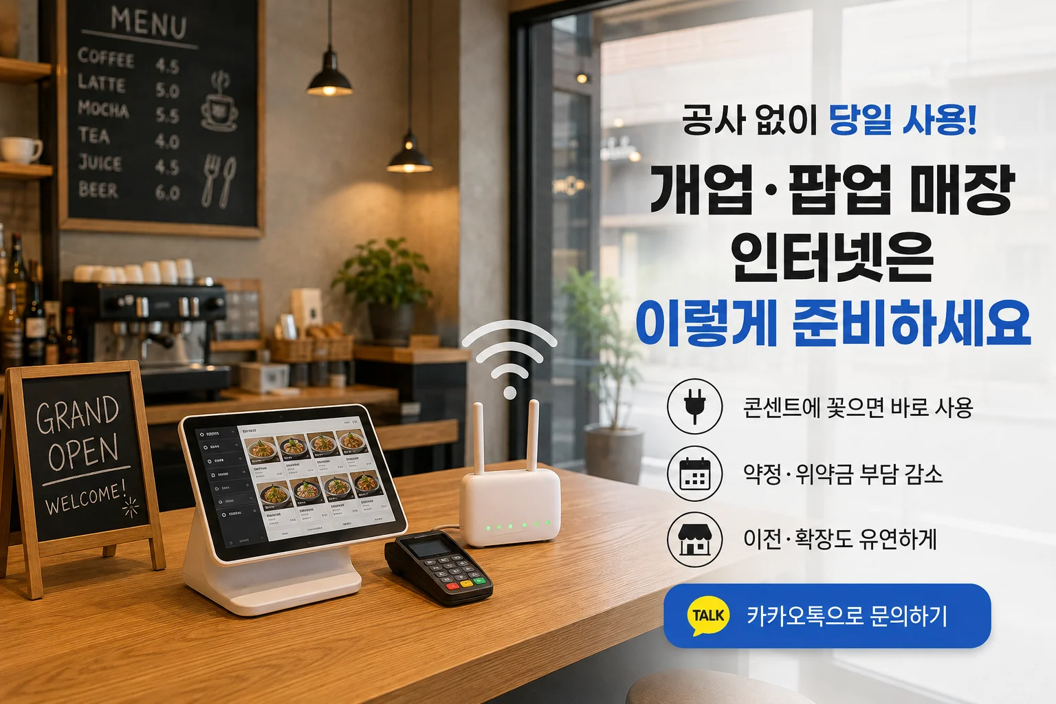 How to use no-installation home Wi-Fi for payment terminals and POS ordering systems on shop opening day in Japan