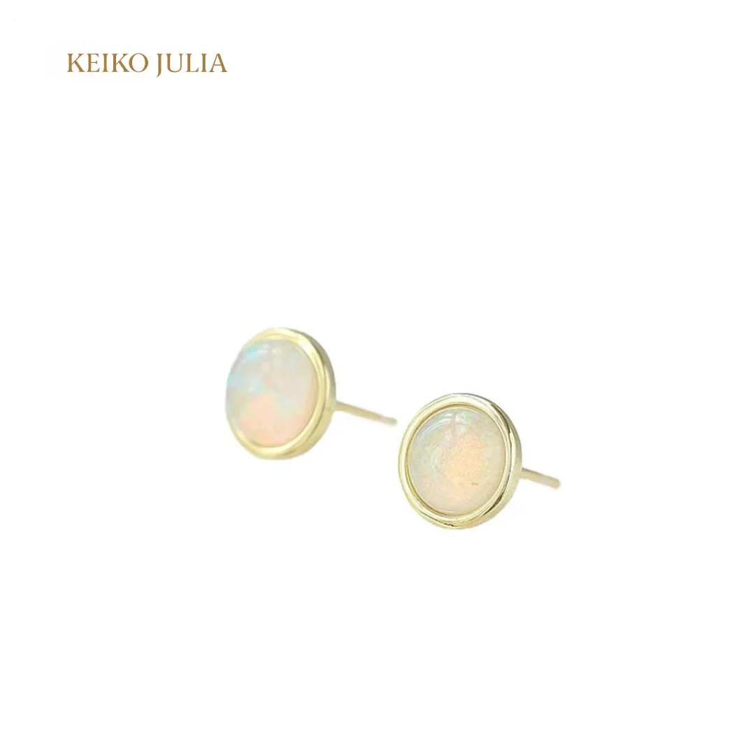 Opal Stud Earrings