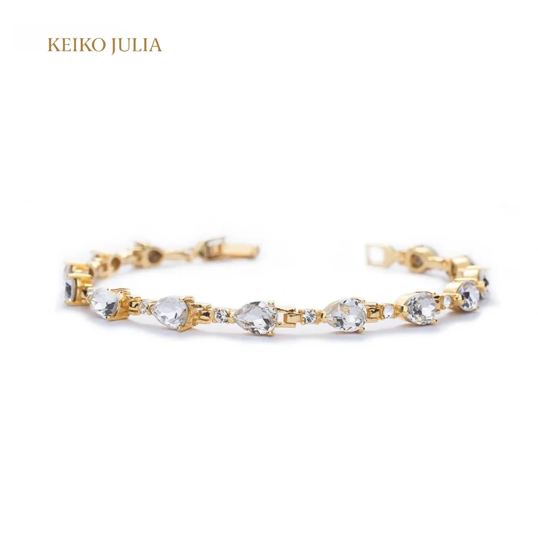Waterdrop Tennis Bracelet YG