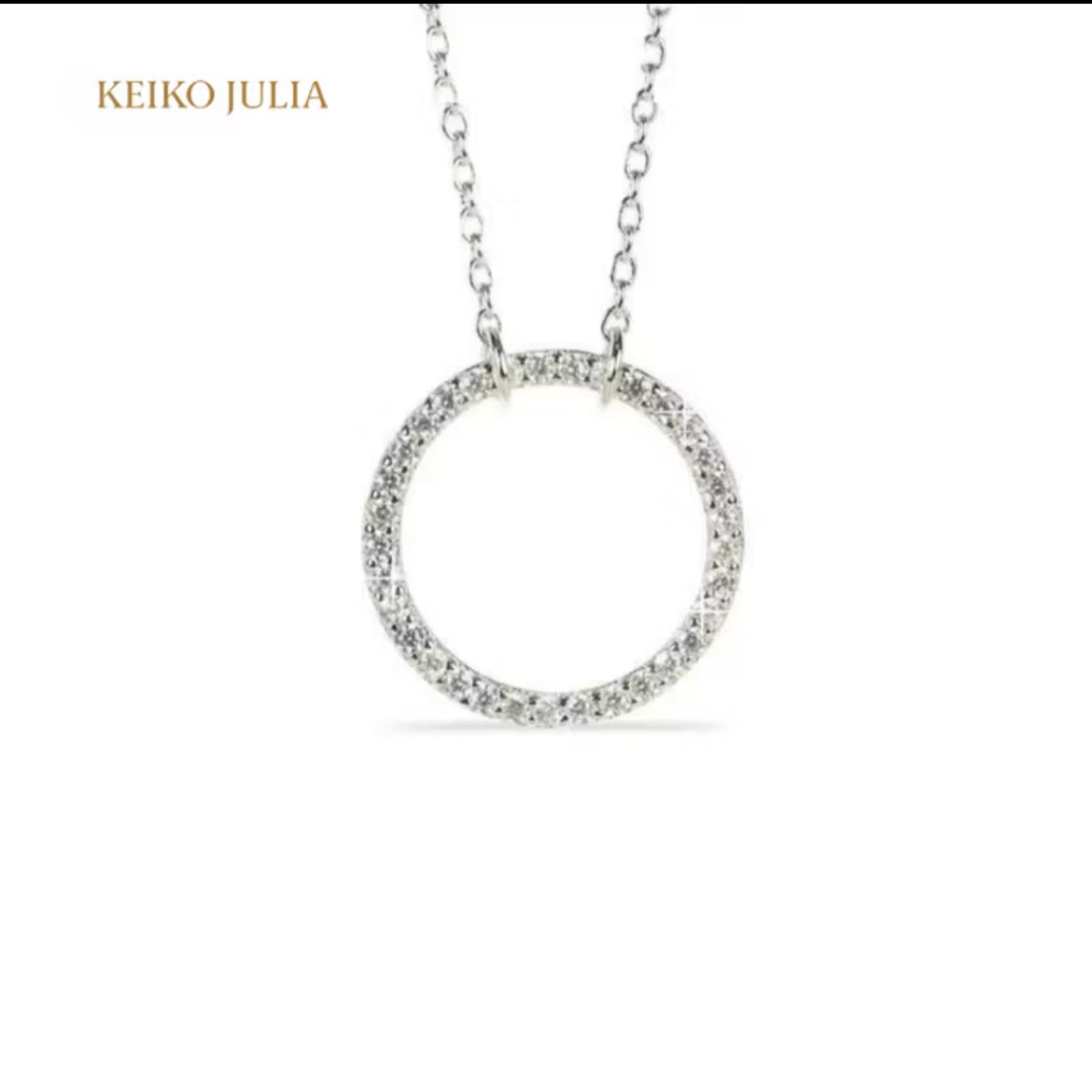 Circle Necklace WG