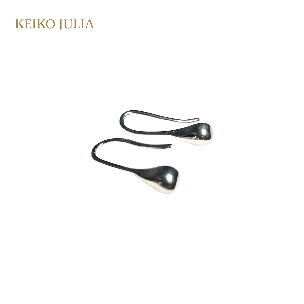 Sweet Simple Drop Earrings WG
