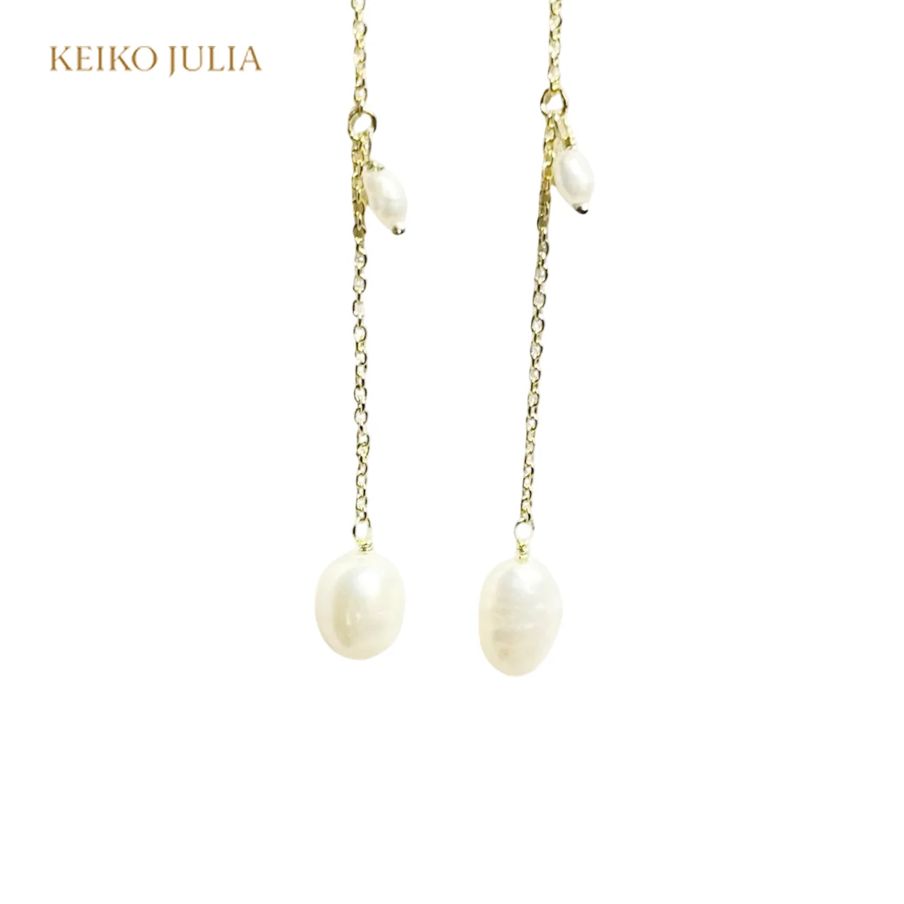 Sweet Long Pearl Earrings