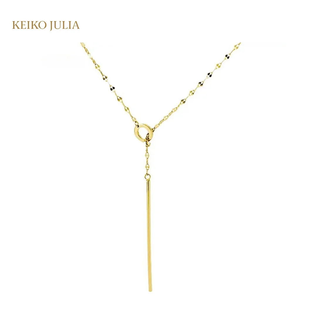 Circle Drop Necklace