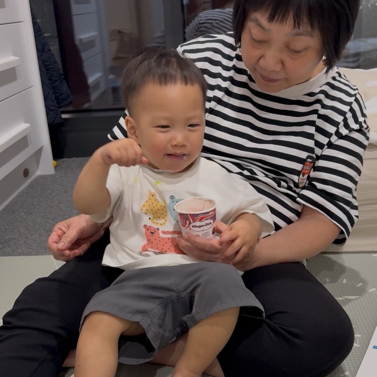 May with gran 💙 4