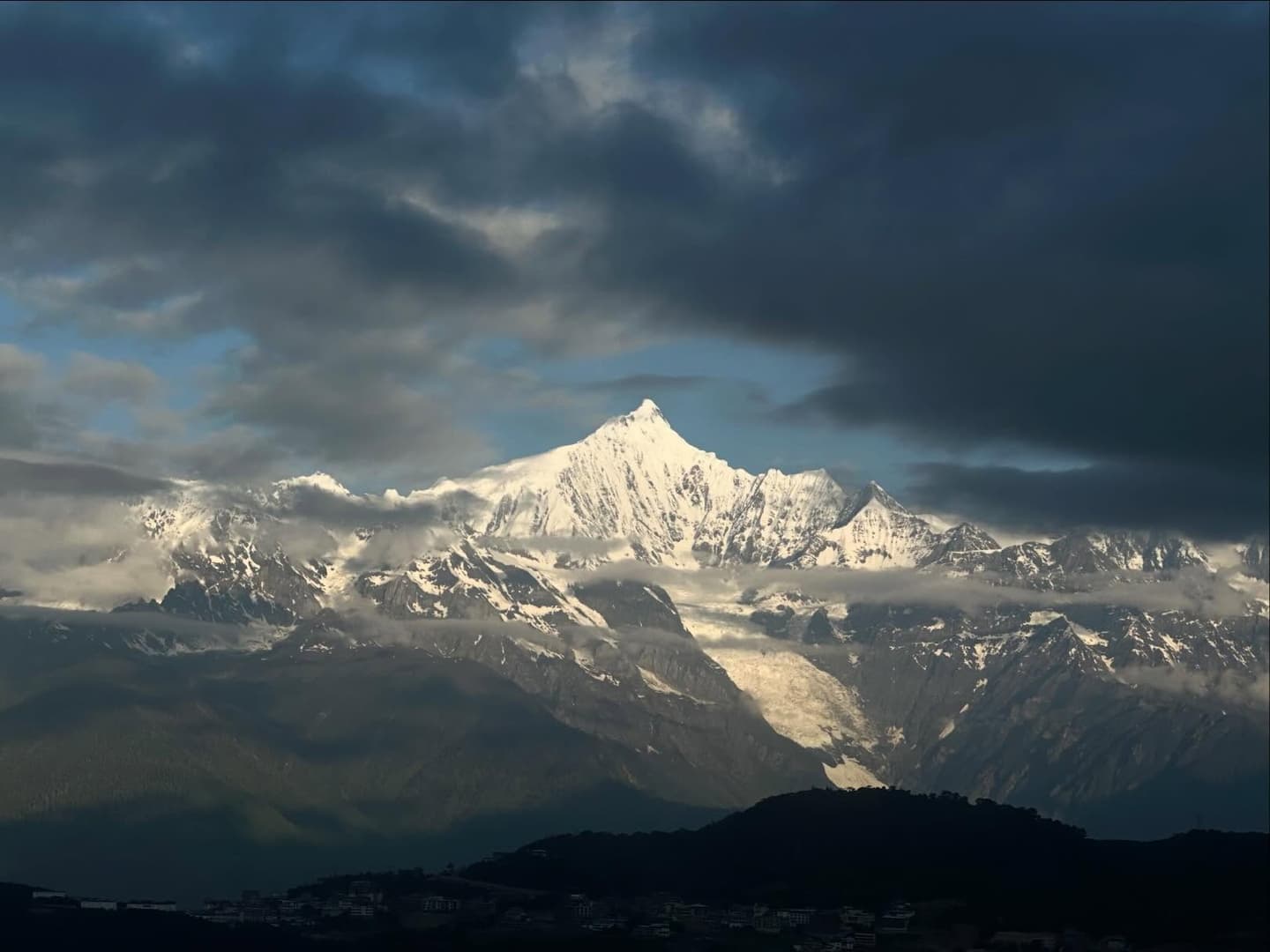 Sunlit golden mountain 🏔️ 2