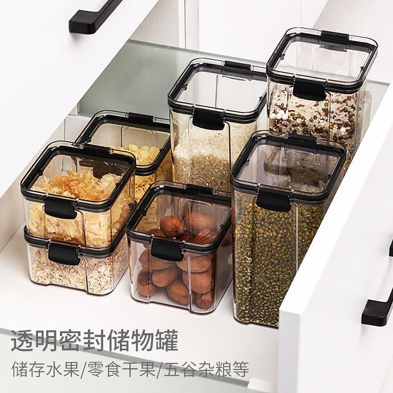Airtight Storage Jars: Moisture-proof and stackable, saving space 3