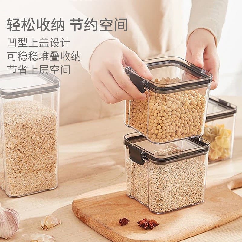 Airtight Storage Jars: Moisture-proof and stackable, saving space 4