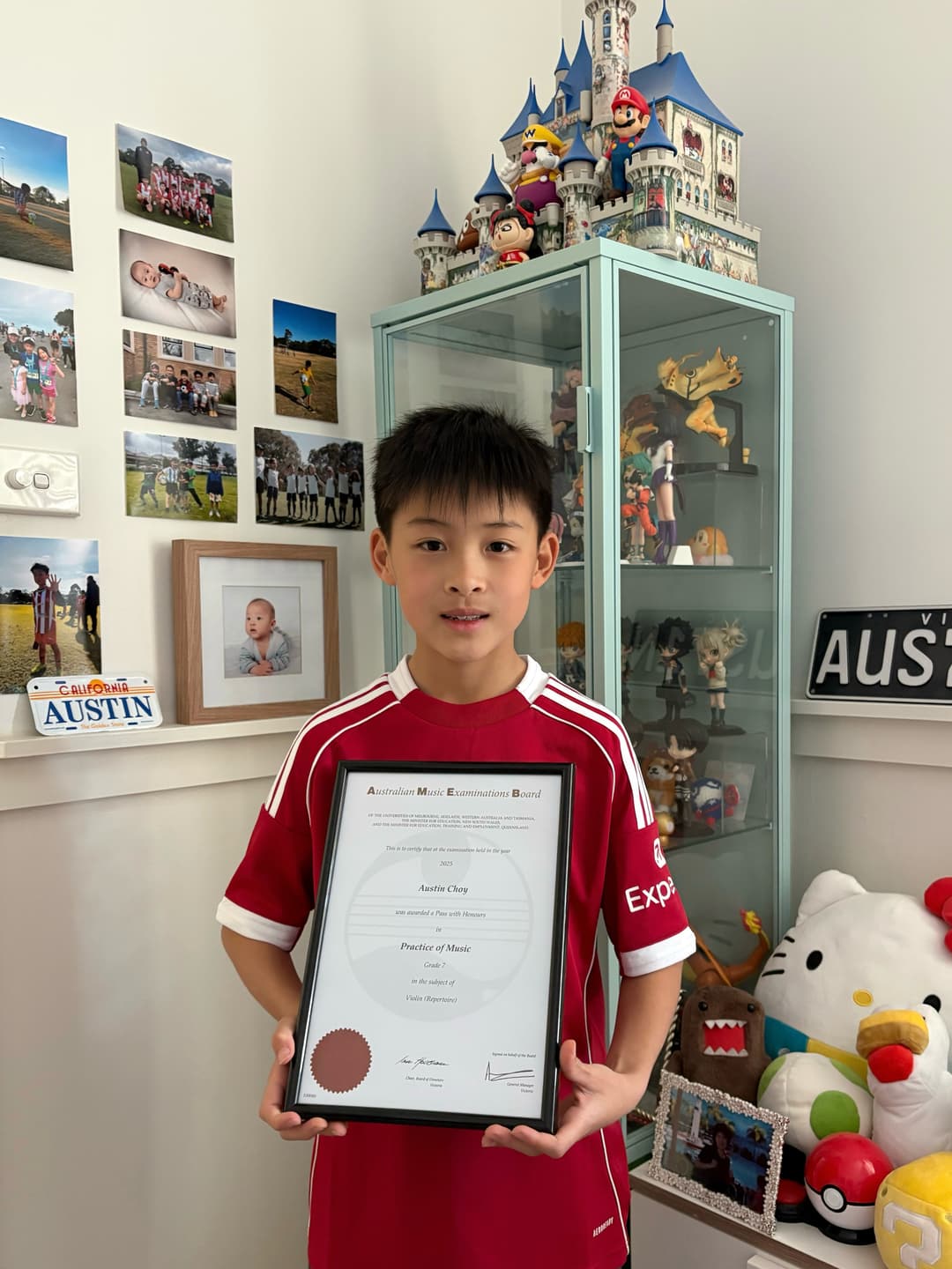 Austin's Violin Grade 7 Achievement
