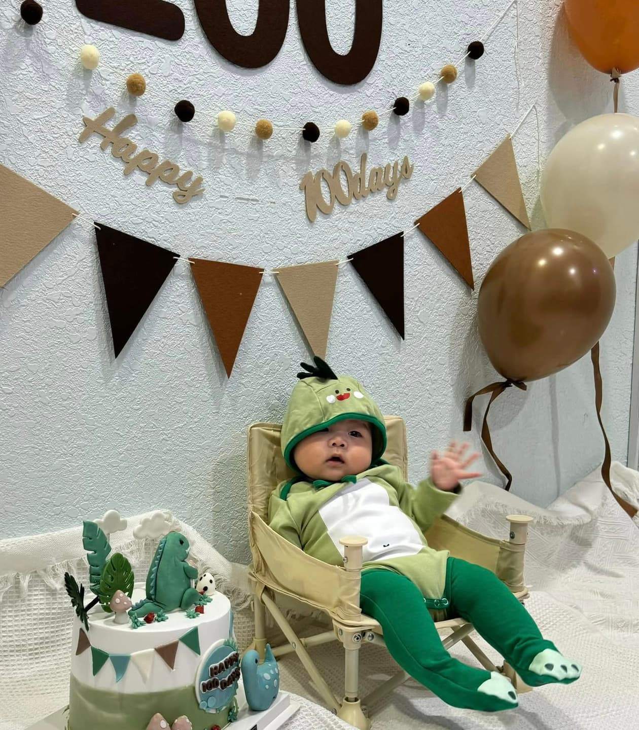 Little Dinosaur 100-Day Photo Share