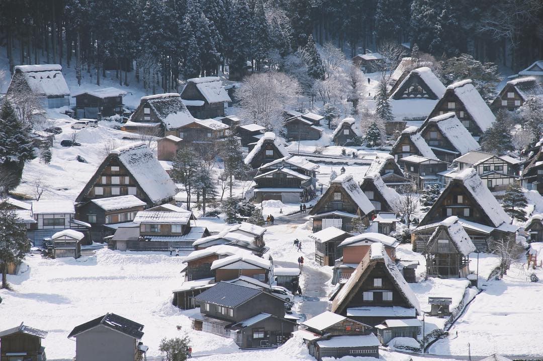 Winter • A fairytale-like village